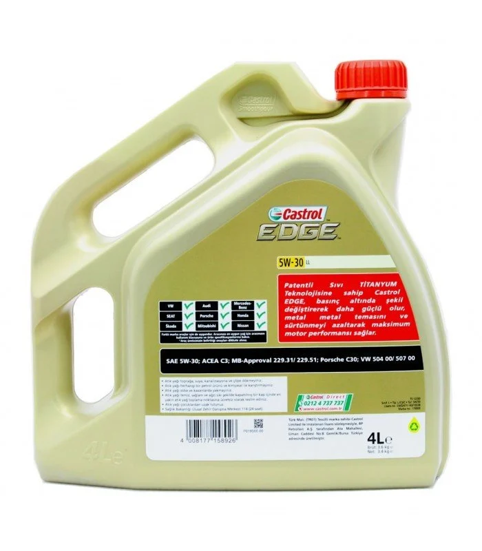 Castrol Edge 5W-30 FST Titanium LL - 4 Litre