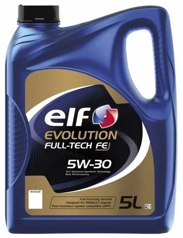 Elf Evolution Fulltech FE RN 0720 5W-30 - 5 Litre