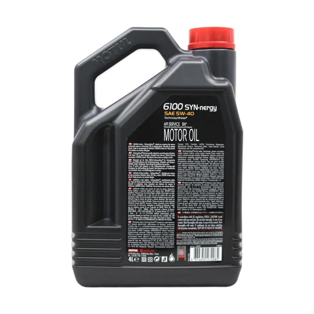 Motul 6100 SYN-Nergy 5W40 4 Lt Motor Yağı
