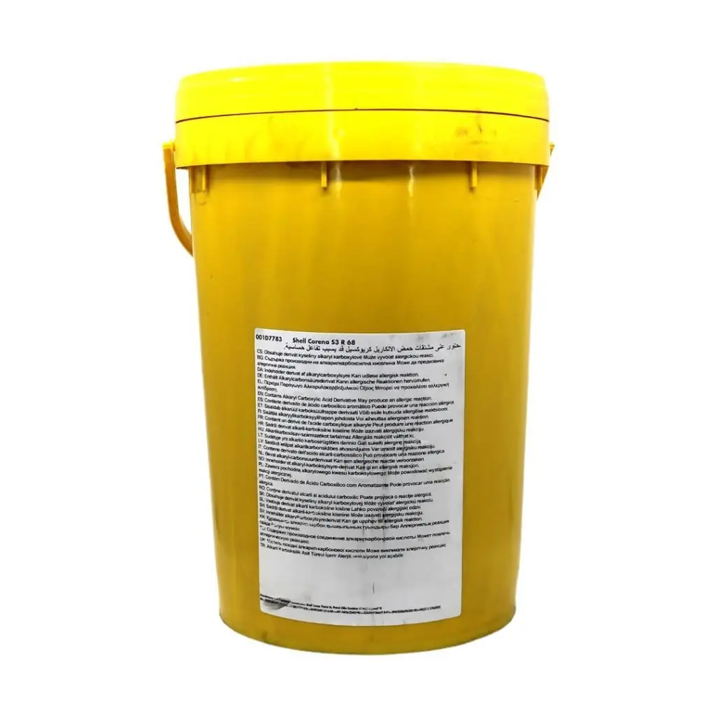 Shell Corena S3 R 68 - 20 Litre Kompresör Yağı - Düşük Uçuculuk