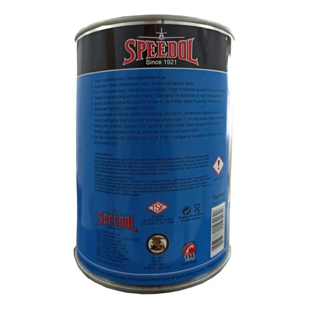 Speedol Lityum Kompleks Gres 1 Kg Mavi Isıya Dayanıklı Gres