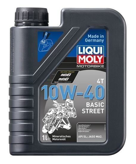 Liqui Moly 10W-40 Basic Street 4T Mineral Motosiklet Yağı 1 Litre - 3044