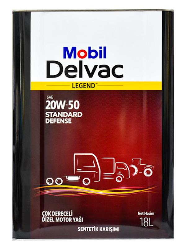 Mobil Delvac Super 20W-50 - 18 Litre Motor Yağı