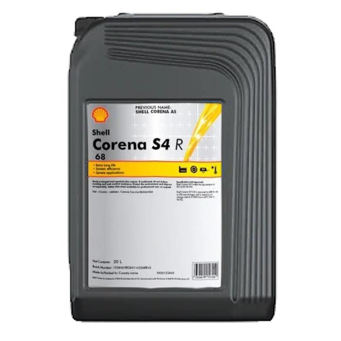 Shell Corena S4 R 68 - 20 Litre Kompresör Yağı