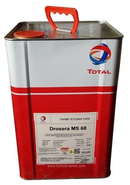Total Drosera MS 68 - 16 kg Kızak Takım Tezgah Yağı